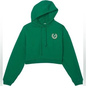 PINK Everyday Fleece  Cropped Hoodie and Seamless Leggins